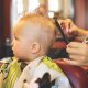 cut baby's hair